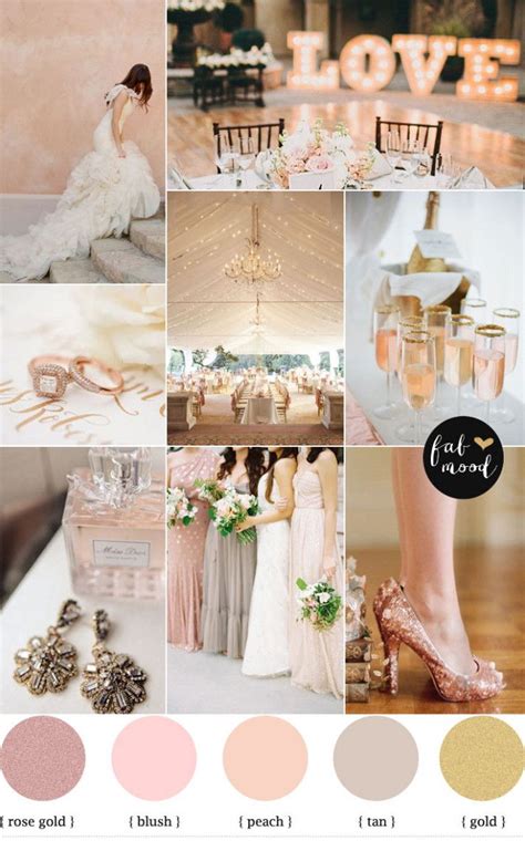 Navy And Rose Gold Wedding Color Schemes Gold Wedding Theme Blush