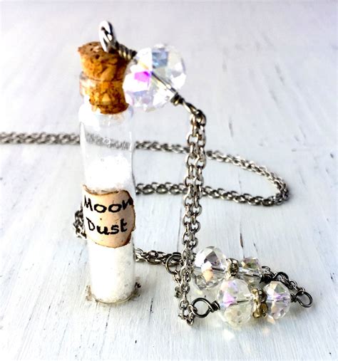 Mini Bottle Vial Necklace Miniature Glass Bottle Necklace