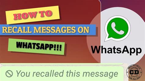 How To Recall Or Unsend Whatsapp 🔥 Messages By One Click Whatsapp Tip