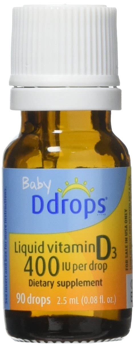 Ddrops Baby 400 Iu Bottles 90 6 Drops