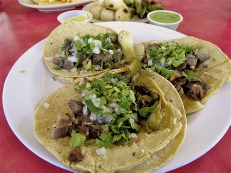 Mexican Gastronomy Tacos De Res