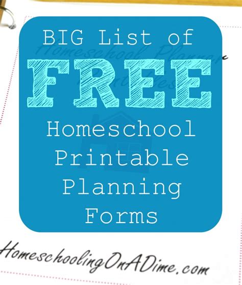 Free printable loan amortization schedule excel. Free Printable Homeschool Planners and Planning Forms