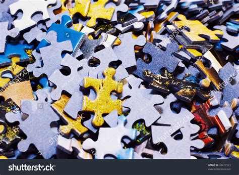 Task Too Difficult Pile Of Jigsaw Puzzle Pieces Stock Photo 28477513