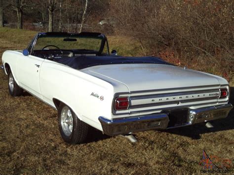 1965 Chevrolet Chevelle Ss Convertible Real Deal 138 Car Gorgeous White