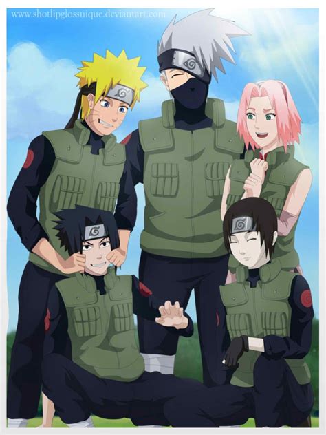 Team 7 Personnages Naruto Naruto Personnages Équipe 7 Naruto
