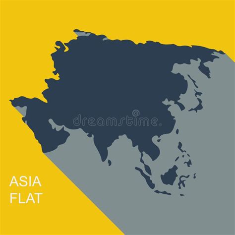 Vector Asia Flat Style Stock Vector Illustration Of Global 50900750