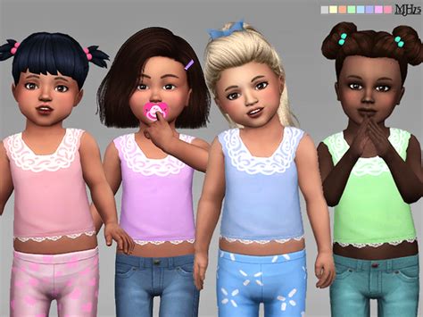 Tiny Tots Toddler Tops By Margeh 75 At Tsr Sims 4 Updates