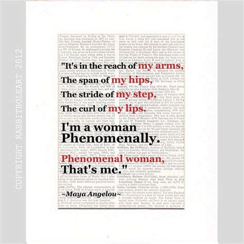Phenomenal Woman Maya Angelou Vintage Dictionary Phenomenal Woman