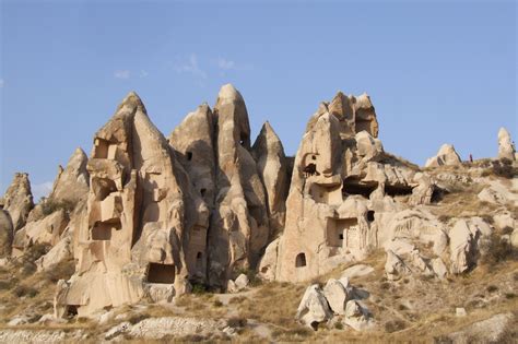 Rock Formations And Cave Houses In Cappadocia Turkey Photograph