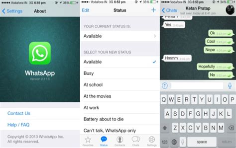 About whatsapp newest/latest version installation. WhatsApp updated for iPhone, brings new iOS 7-style UI and ...