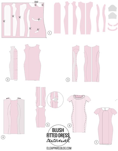 Blush Fitted Dress {tutorial} Lifestyle Blog By Leanne Barlow