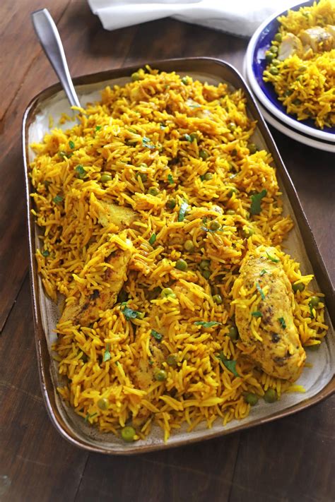 Wipe out skillet and add the water. Chicken And Yellow Rice | Amira's Pantry