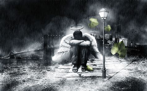 Angel Sad Lonely People Sadness Alone Emotion Mood Loneliness
