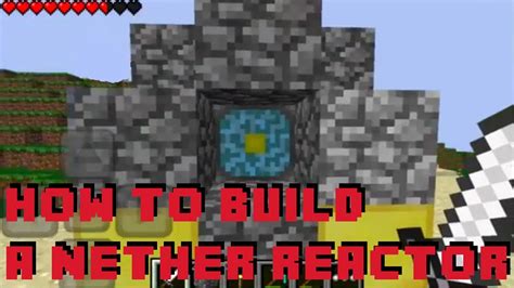 Minecraft Pe 061 How To Make A Nether Reactor Youtube