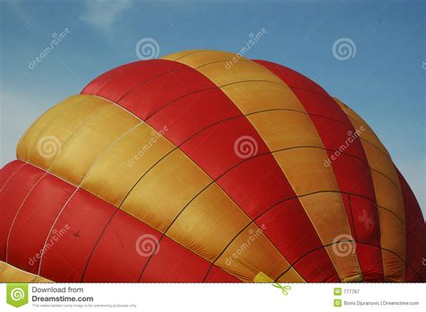 Striped Hot Air Balloon Stock Image Image Of Soft Outdoor 777767