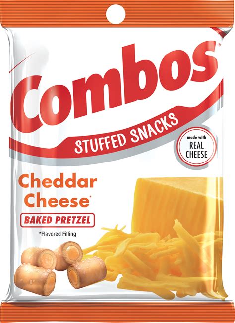 Combos Cheddar Cheese Pretzel Baked Snacks 63 Ounce Bag
