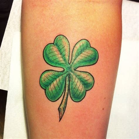 70 Best Four Leaf Clover Tattoo Ideas And Designs Lucky Plant 2019