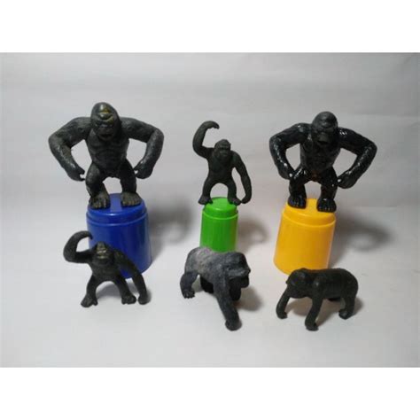 Jual Mainan Gorilla Monyet Figure Baboon Monkey Kethek Gorila Siamang