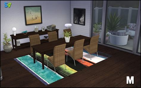 Courcelles Sam Dining Set At Mango Sims Sims 4 Updates