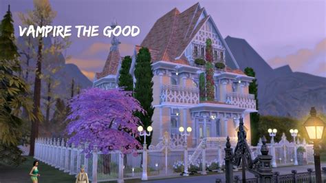 The Sims 4 Vampires Speed Build Vampire The Good Youtube