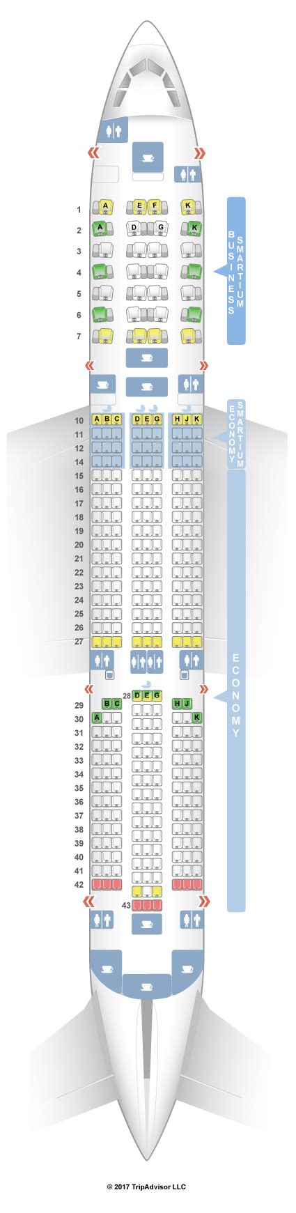 Seatguru Seat Map Asiana Airbus A350 900 359