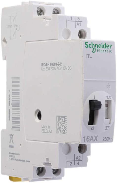 A9c30812 Schneider Electric 2p Impulse Relay With 2no Contacts 16 A