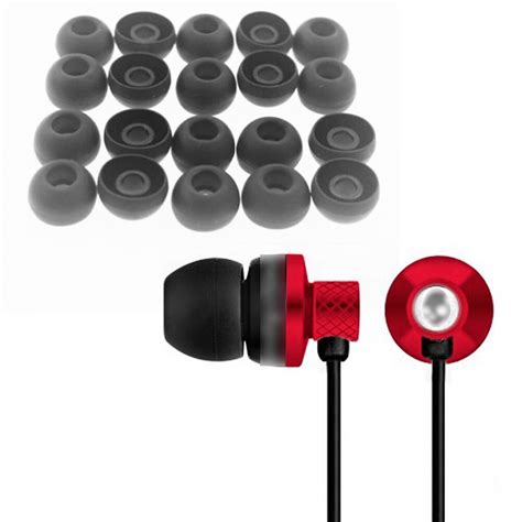 20pcs 45mm Silicone Earbuds For Universal Earphones Large Replacement
