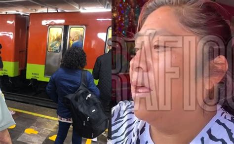 mujer acusada de arrojar aspas al metro de cdmx confiesa que fue un accidente el gráfico