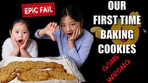 Our First Time Baking Cookies Gone Wrong Jcs Fun World Youtube