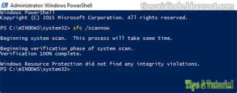 Cara Scan Dan Memperbaiki File System Windows Yang Rusak