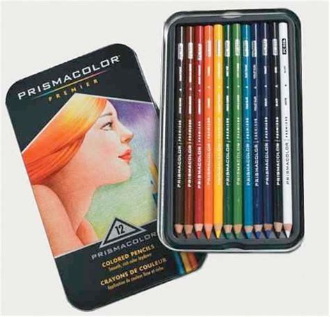 Prismacolor Colored Pencils 12 Pack Tin
