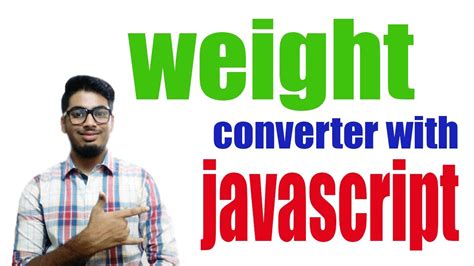 Convert from pound to kg, convert from kg to lbs. how to make weight converter by javascript (pound to kg ...