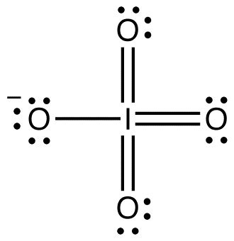 Periodate is a monovalent inorganic anion obtained by deprotonation of periodic acid. Oxidation Number - Chemistry LibreTexts