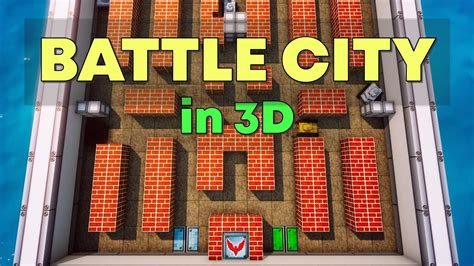 Battle City Remake Танчики в 3d современная ретро аркада Youtube