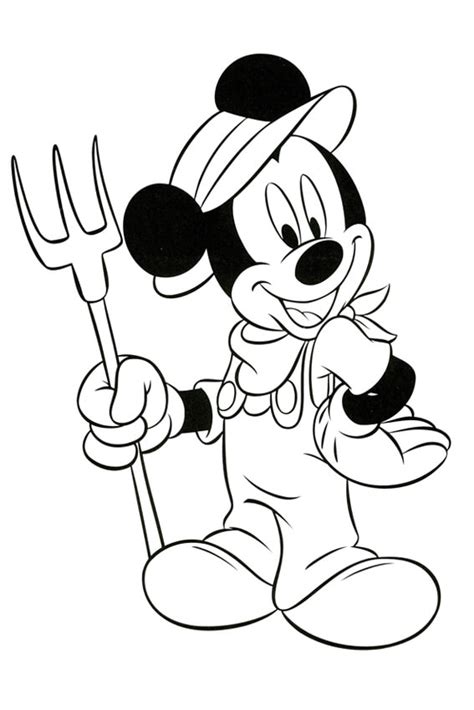 Mickey Mouse Coloring Pages Coloringrocks