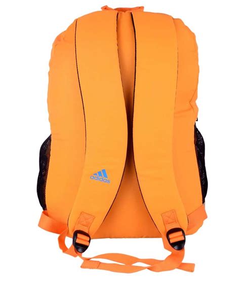 Adidas Orange Polyester Backpack Buy Adidas Orange Polyester Backpack