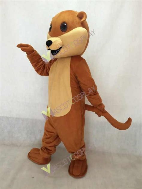 High Quality Realistic New Brown Ollie Otter Mascot Costume Otter