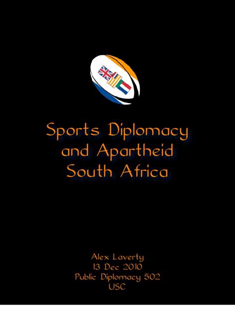 Sports Diplomacy And Apartheid South Africa Pdf Apartheid South