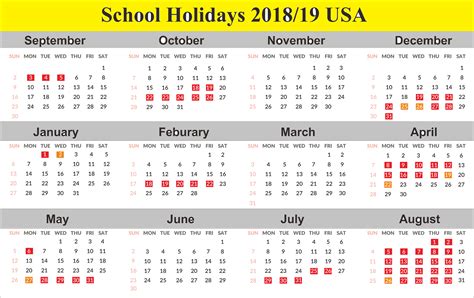 最良かつ最も包括的な 12 Month School Calendar 2019 ジャジャトメガ