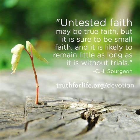 Untested Faith Spurgeon Quotes Faith Blogs Faith