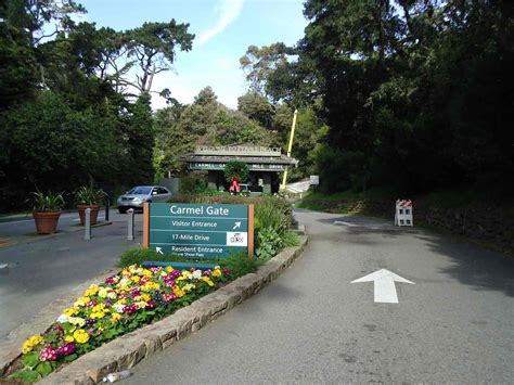 If you're following a navigation system, it will navigate you to this point on the drive. Pebble Beach & the famous 17 Mile Drive of Monterey California