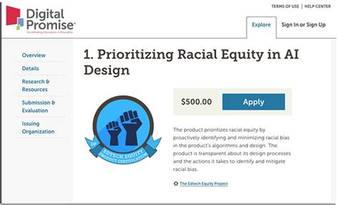 Digital Promise Launches Product Certification For Equity In Ai Design