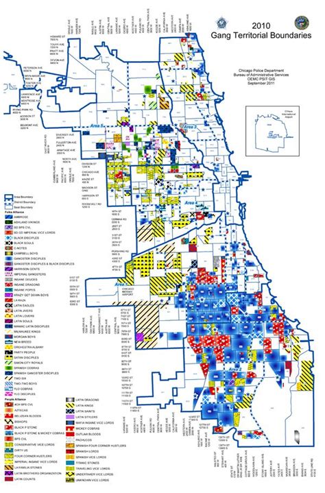 Citylab Bloomberg Map Chicago Gangs Chicago Map