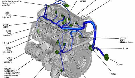 2011 ford fusion engine compartment diagram