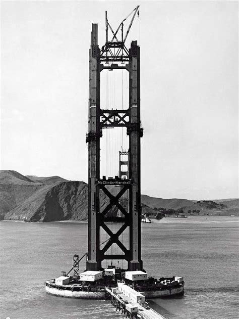 Construction Of The Golden Gate Bridge In Pictures Museum Facts