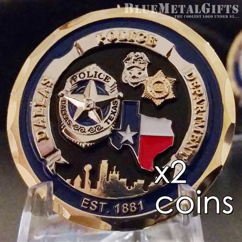 Dallas Police Department Challenge Coin Original Items Militaria