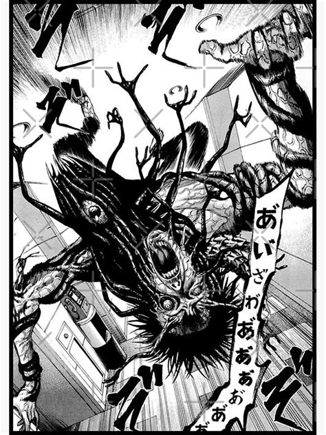 Junji Ito Spider Demon Sticker By Dankmasterdeag Redbubble