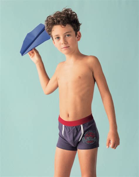 Boxer Niño Algodón Elastán Ref 478 Jast Underwear