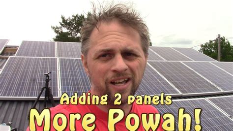 Solar Panels Added To Roof Youtube