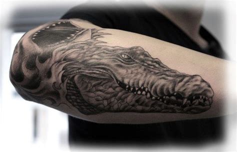 60 Alligator Tattoo Designs For Men Cool Crocodiles Alligator